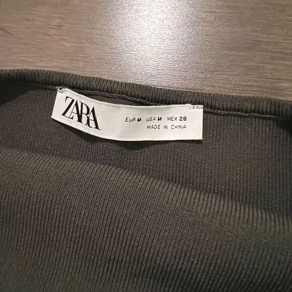 Zara Ribbed Knit Shirt - Picture 2 of 3